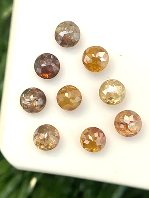 Лот из 9 круглых натуральных бриллиантов португальской огранки 0,82 карата - Изображение 1 из 4