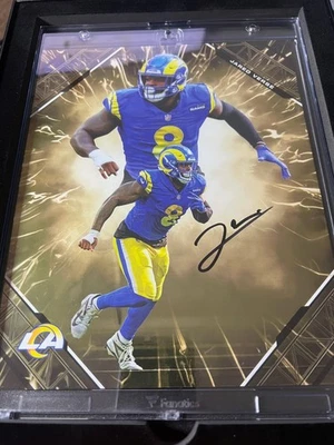 2025 Under Wraps Emanate Jared Verso Automático Los Angeles Ram Gold 35/50 Foto 1 de 3