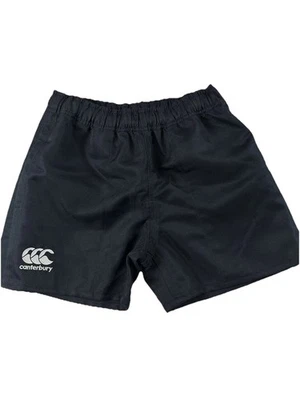 Pantalones Cortos de Rugby Canterbury Niños Talla 12 Negros Junior Profesional Nueva Zelanda Nuevos sin Etiquetas Foto 1 de 4