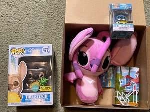 FUNKO POP DISNEY # 472 LILO & STITCH PINEAPPLE BOX SET HOT TOPIC EXCLUSIVE Set - Picture 1 of 6
