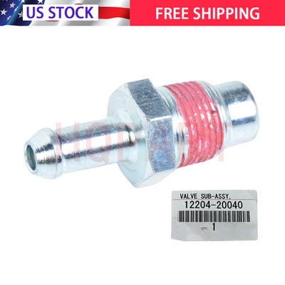1Pcs PCV Valve Fits Toyota SIENNA 3.3L & 3.0L 2003-2005 12204-20040 USA Foto 1 de 4