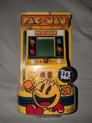 Pac-Man Handheld Retro Mini Arcade Classic Working Basic Fun Bandai Namco 09521 - Image 1 of 2