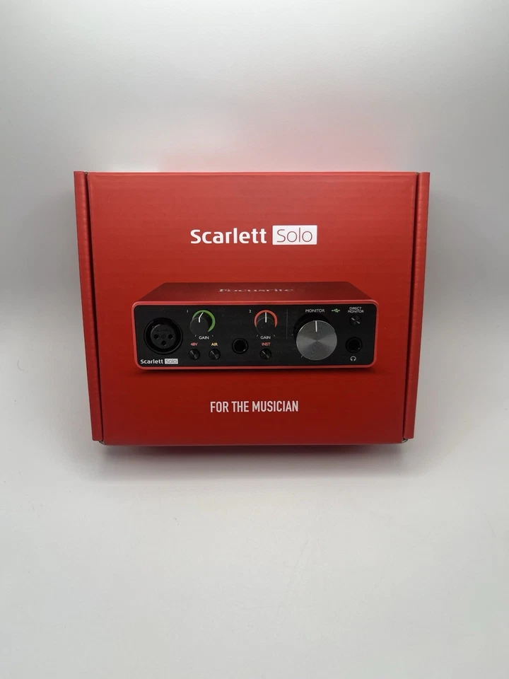 Focusrite Scarlett Solo USB Audio Interface (Gen 3) - Image 1 of 1