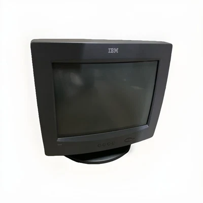   IBM E54 6331-47N 15 英寸 CRT 彩色显示器 复古游戏  — 第 1/3 张图片