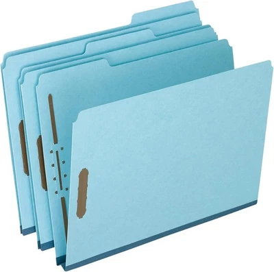25 Pendaflex Heavy-Duty Pressboard Folders With Embossed Fasteners, Letter Size - Image 1 of 3