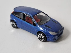 REALTOY FORD-FOCUS WRC Blue Diecast Model Car 1:64 - Picture 1 of 9