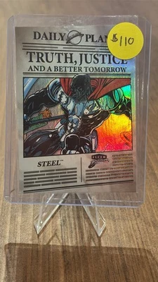Daily Planet Steel Truth, Justice & A Better Tomorrow Fleer Brilliants Superman - Image 1 of 4
