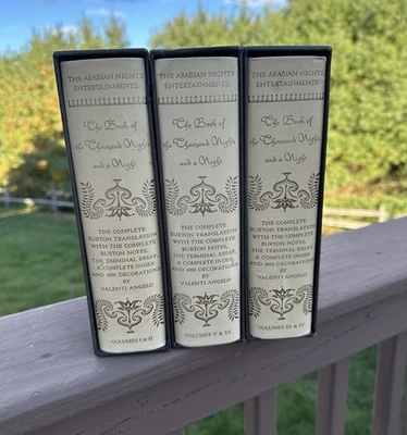 The Book of the Thousand Nights and A Night ~ Heritage Press (1962) Sandglass VG Foto 1 de 4