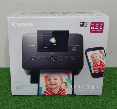 CANON Selphy CP900 Compact Photo Printer New Old Stock In Box WiFi Black NIB - Image 1 of 4