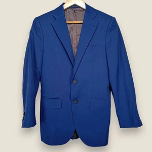 Suitsupply Lazio Blazer Sport Coat Men 36R (46 EUR) Slim Blue Pure Wool Italy - Picture 1 of 12