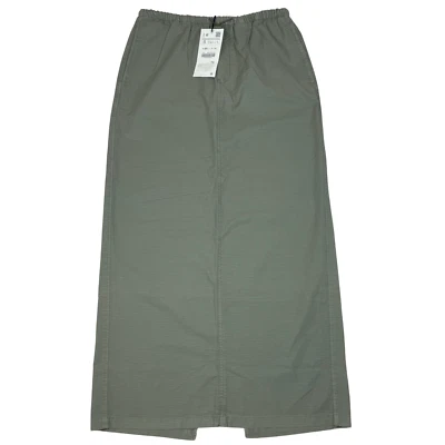 Maxi falda midi Zara para mujer Ripstop cordón abertura alta pequeña contemporánea Y2K Foto 1 de 4