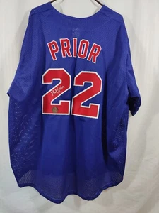 MARK PRIOR SIGNED CHICAGO CUBS #22 JERSEY MEN'S SIZE 3 X-LARGE *** NO COA *** - Picture 1 of 6