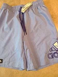 Adidas Men's Size Small CLX Classic Swim Shorts Trunks Blue Fusion HT2140 - Picture 1 of 3