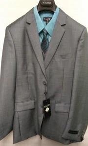 NEW BOY'S TAZIO 3 PIECE FLEX FIT SUIT (INCLUDES SHIRT & TIE) - Picture 1 of 9