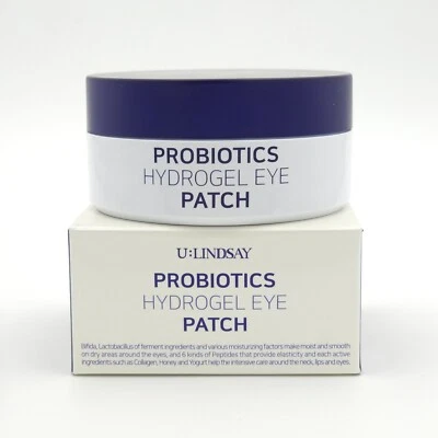 U:LINDSAY Probiotici Idrogel Cerotto Occhi 60pz Idratante Liscio K-Beauty - Immagine 1 di 4