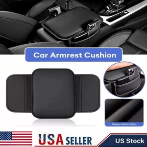 Car Interior Seat Armrest Cushion Pad Protector Storage Bag Accessories Black 1 - Picture 1 of 11