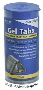 Nu-Calgon GelTabs Condensate Drain Pan PanTabs 5 Ton - Picture 1 of 4
