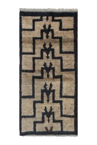 Vintage Shaggy Turkish Tulu Runner 2'11" X 5'10" - Picture 1 of 12