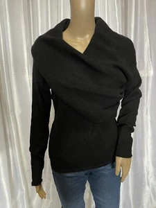 CULLEN 100% cashmere cowl neck "wrap" sweater - Picture 1 of 4