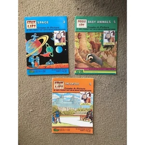 Press & Lift Create-A-Picture Books - Lot of 3 - Picture 1 of 12