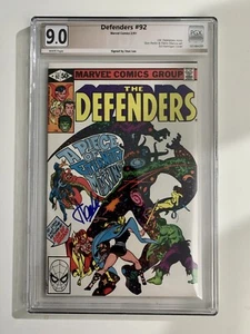 (FIRMADO STAN LEE) PGX 9.0 1981 #92 THE DEFENDERS MARVEL UNDERGRADED HERMOSO 🙂 - Imagen 1 de 2