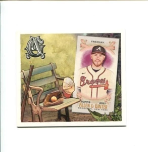 2021 Topps Allen & Ginter's - A&G N43 Boxloaders #N43-5 - Freddie Freeman ⚾ - Picture 1 of 2