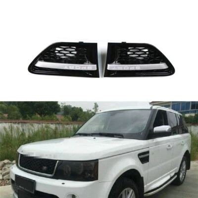 Malla de rejilla de ventilación lateral de 2 piezas para Land Rover Range Rover Sport 2006-2013 Foto 1 de 2