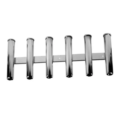 1PCS Boat Stainless Steel Triple Vertical Multi-use 6 Tube Fishing Rod Holder  - Image 1 of 4
