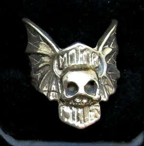 BIKERS SKULL STERLING SILVER RING #15G200006 - Picture 1 of 2