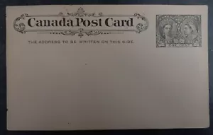 1897 Canada 1c Stamped Postcard Unused - Bild 1 von 2
