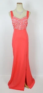 NEU Windsor $ 75 koralle formelles Abschlussball Abendkleid langes Kleid Größe S neu mit Etikett Abschlussball - Bild 1 von 12