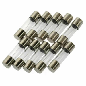 10pcs 5A 250V AGC Fuse 5 AMP Nickel Glass Auto Car Fuses Fast Quick Below 5*20mm - Picture 1 of 1