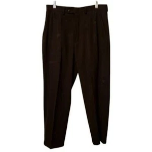 Claiborne Mens Size 34x32 Black Solid Dress Pants - Picture 1 of 10