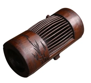 Bamboo Chinese Wooden Cricket Cage Grasshopper Small Animal Pet Home Collection - Picture 1 of 4