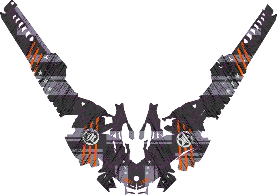 2017-2022 SKI DOO Gen 4 Wrap Graphics Kits SLED GRAPHIC WRAP DECALS - Image 1 of 1