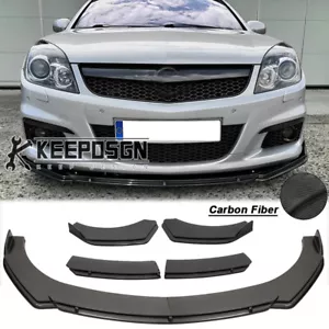Für Opel Vectra C B A Glänzend Frontlippe Spoilerlippe Tuning Kohlefaster CARBON - Bild 1 von 11