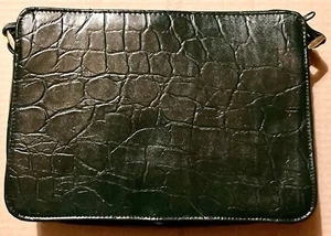 EMPIRE-ORR BORSA A TRACOLLA VINTAGE ANNI 90 MEDIA PELLE VERDE MULTI SCOMPARTI - Foto 1 di 9