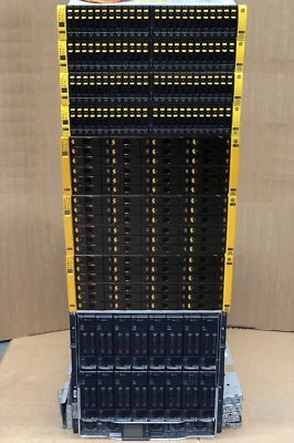 HPE 3PAR 7200c 174TB 10GBit SAN 48x 200GB SSD 48x 900GB 72x 2TB BL460c Gen8 2TB - Image 1 of 4