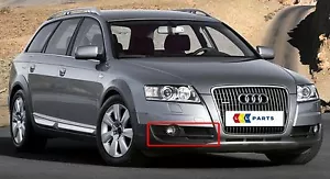 AUDI GENUINE A6 C6 ALLROAD O/S RIGHT BUMPER GRILL FOG LIGHT SURROUND 4F0807682J - Picture 1 of 5
