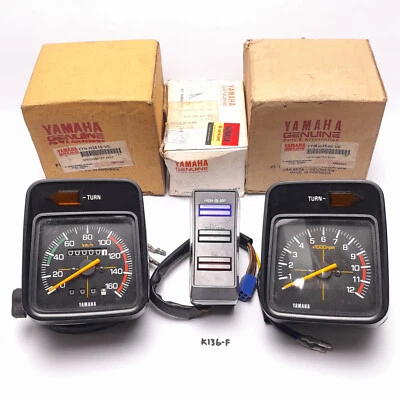 Yamaha RXS RXS100 RX115 RX SPECIAL Speedometer Tachometer Set FREE SHIPPING - Image 1 of 4