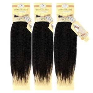 Schneiderin versautes glattes 100 % unverarbeitetes reines brasilianisches Haar 10" - 28" Zoll - Bild 1 von 2