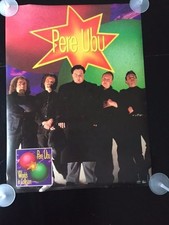 Pere Ubu "Worlds In Collision" Very Rare1991 Promo Poster Mint Condition 18"X24"