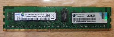 Samsung M393B5270CH0-CH9Q5 HP H9F4KX2 591750-071 4GB PC3-10600R ECC DDR3-1333 - Image 1 of 4