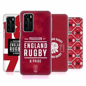 OFFICIAL ENGLAND RUGBY UNION RED ROSE HARD BACK CASE FOR HUAWEI PHONES 1 - Picture 1 of 11