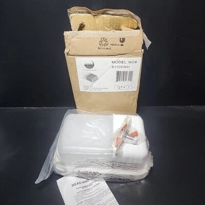 Новый уличный настенный бра одинарный пуховой свет белый 10 дюймов Trans Globe 41105 Втч - Изображение 1 из 4