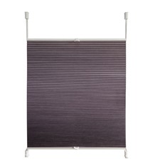 Wabenplissee Fenster und Türen grau-braun 120x140 ohne Bohren Rollo Honigfalte