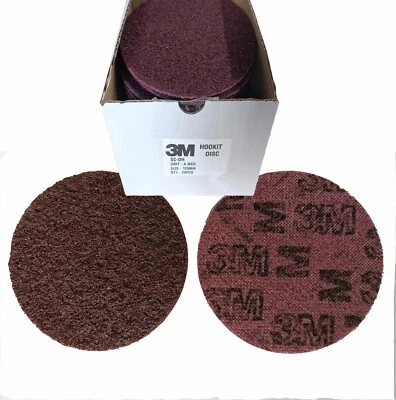 3M SC-DH Scotch Brite Schleifscheibe Vliesscheibe Klett 125 mm A Medium