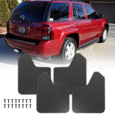 Para Chevy Trailblazer 4 peças para-lamas largos de rali protetor contra respingos para-lamas - Imagem 1 de 4