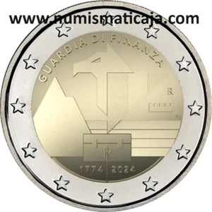 ITALIEN - 2 Euro Gedenkmünze 2024 " Guardia di Finanza " UNC - Bild 1 von 3