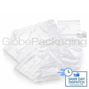 500 x Grip Seal Resealable Poly Bags 2.25" x 3" - GL2 - Picture 1 of 5